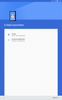 Samsung Galaxy Tab A 10.1 - E-Mail - Konto einrichten (gmail) - 9 / 19