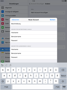Apple iPad mini 3 - E-Mail - Konto einrichten - 14 / 27