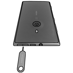 Nokia Lumia 925 - SIM-Karte - Einlegen - 3 / 8