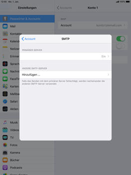 Apple iPad Pro 9.7 inch - E-Mail - Konto einrichten - 19 / 30