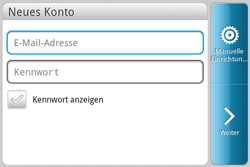 HTC ChaCha - E-Mail - Konto einrichten - 1 / 1