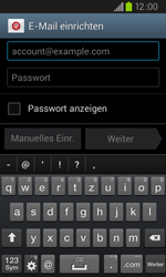 Samsung Galaxy S2 Plus - E-Mail - Konto einrichten - 1 / 1