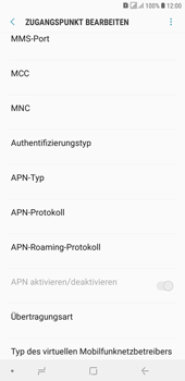 Samsung Galaxy J4+ - Internet - Manuelle Konfiguration - 17 / 41