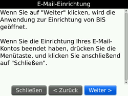 BlackBerry Bold - E-Mail - Konto einrichten - 0 / 0