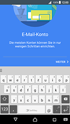 Sony Xperia X - E-Mail - Konto einrichten - 0 / 0