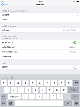 Apple iPad Pro 9.7 inch - E-Mail - Konto einrichten - 2 / 2