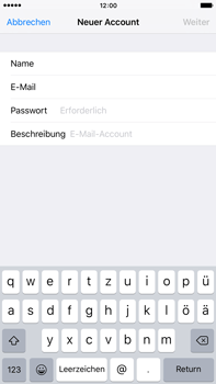 Apple iPhone 6 Plus - E-Mail - Konto einrichten - 1 / 1