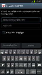 Samsung Galaxy S III - OS 4-1 JB - E-Mail - Konto einrichten - 1 / 1