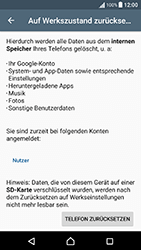 Sony Xperia X Performance - Fehlerbehebung - Handy zurücksetzen - 1 / 1