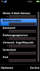 Sony Ericsson U5i Vivaz - E-Mail - Konto einrichten - 1 / 1