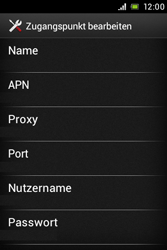Sony Xperia Miro - Internet - Manuelle Konfiguration - 2 / 2