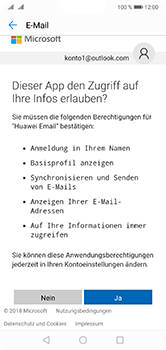 Huawei P20 Lite - E-Mail - Konto einrichten (outlook) - 9 / 12