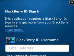 BASE - BlackBerry 9320 Curve - BlackBerry activation: BlackBerry ID