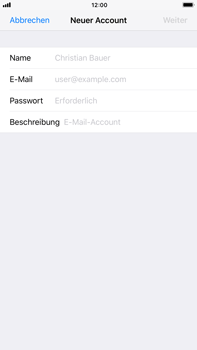 Apple iPhone 8 Plus - E-Mail - Konto einrichten - 0 / 0