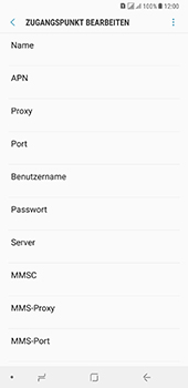 Samsung Galaxy A8 Plus (2018) - Internet - Apn-Einstellungen - 0 / 0