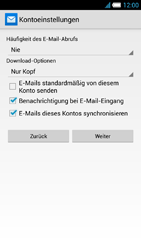 Alcatel Idol S - E-Mail - Konto einrichten - 1 / 1