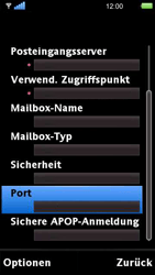 Sony Ericsson U5i Vivaz - E-Mail - Konto einrichten - 0 / 0