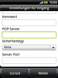 HTC Wildfire - E-Mail - Konto einrichten - 9 / 17