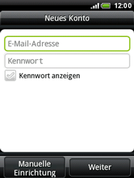 HTC Wildfire - E-Mail - Konto einrichten - 6 / 17