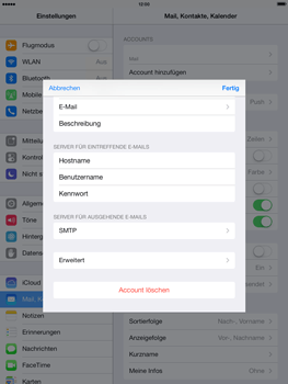 Apple iPad Air - E-Mail - Konto einrichten - 24 / 27
