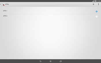 Sony Xperia Tablet Z2 LTE - Internet - Manuelle Konfiguration - 16 / 19