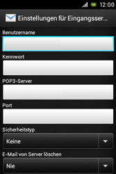 Sony Xperia Miro - E-Mail - Konto einrichten - 7 / 17