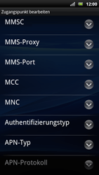 Sony Ericsson Xperia Arc S - Internet - Apn-Einstellungen - 12 / 20