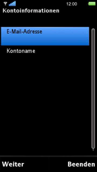 Sony Ericsson U5i Vivaz - E-Mail - Konto einrichten - 0 / 0