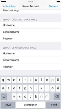 Apple iPhone 7 Plus - E-Mail - Konto einrichten - 14 / 29