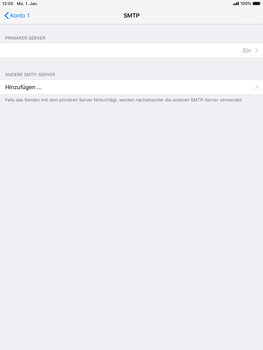 Apple iPad Air 2 - E-Mail - Konto einrichten - 20 / 27