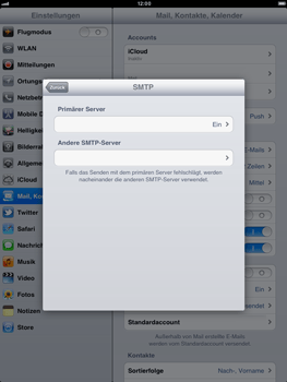 Apple iPad 2 - E-Mail - Konto einrichten - 0 / 0