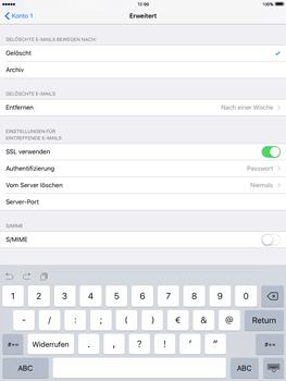 Apple iPad mini 3 - E-Mail - Konto einrichten - 23 / 27