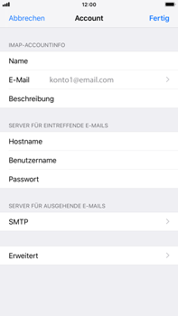 Apple iPhone 8 Plus - E-Mail - Konto einrichten - 26 / 30