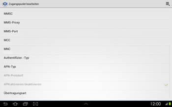 Samsung Galaxy Tab 2 10-1 - Internet - Apn-Einstellungen - 1 / 1