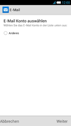 Alcatel Idol S - E-Mail - Konto einrichten - 1 / 1