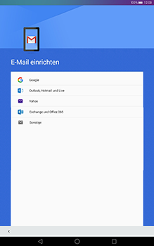 Huawei MediaPad T1 (10.0) LTE - E-Mail - Konto einrichten (gmail) - 0 / 0