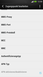 HTC One - Internet - Manuelle Konfiguration - 13 / 26