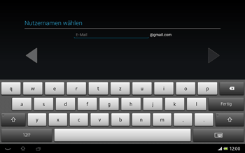 Sony Xperia Tablet Z LTE - Apps - Konto anlegen und einrichten - 8 / 27