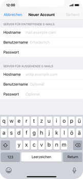 Apple iPhone X - E-Mail - Konto einrichten - 2 / 2