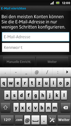 Sony Xperia U - E-Mail - Konto einrichten - 1 / 1