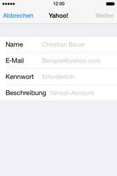 Apple iPhone 4 S - E-Mail - Konto einrichten (yahoo) - 6 / 12