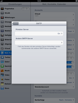 Apple iPad 2 - E-Mail - Konto einrichten - 2 / 2