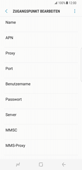 Samsung Galaxy S8 - Internet - Apn-Einstellungen - 2 / 2