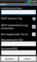 LG Optimus Black - E-Mail - Konto einrichten - 1 / 1