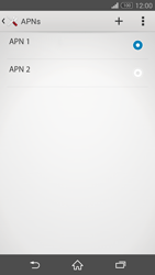 Sony Xperia Z3 - Internet - Manuelle Konfiguration - 1 / 1