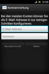 Sony Xperia Miro - E-Mail - Konto einrichten - 5 / 17
