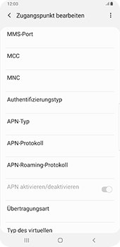 Samsung Galaxy S9 Plus - Internet - Apn-Einstellungen - 13 / 38