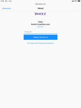 Apple iPad Pro 9.7 inch - E-Mail - Konto einrichten (yahoo) - 7 / 11