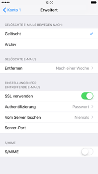 Apple iPhone 7 Plus - E-Mail - Konto einrichten - 23 / 29