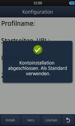 Samsung Wave 3 - Internet - Automatische Konfiguration - 0 / 0